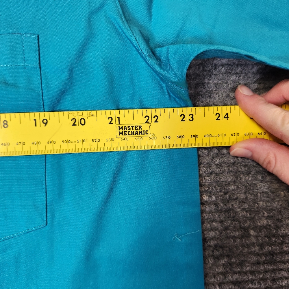 Allheart Unisex Scrub Set Turquoise Size Medium B-2000 B-2100 - Picture 8 of 12